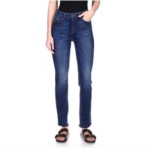 Dl1961 Mara High-Rise Instasculpt Straight Leg Jeans